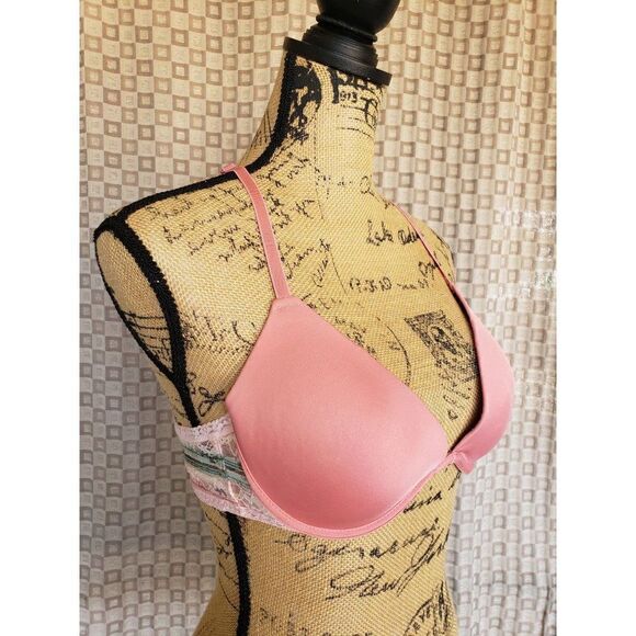Women's Bra 34C Push Up Halter Padded Perfect Coverage Lace T-Back Bra 34C NWOT - Picture 3 of 8